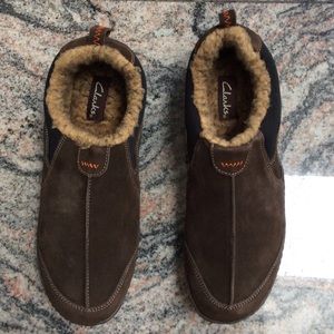 clarks men's slippers indoor outdoor